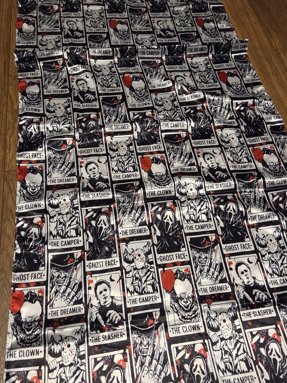Horror Movie Legends Scarf Wrap Slasher Icons Halloween Goth